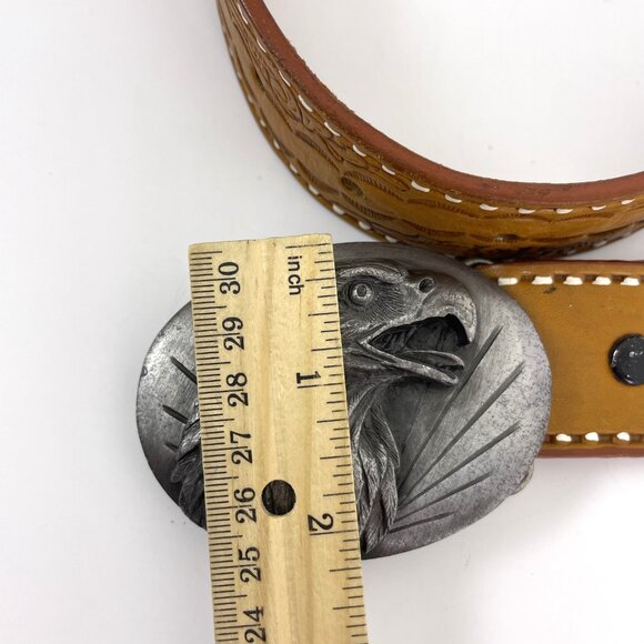 Vintage Siskiyou Buckle Co Belt Buckle Cast Metal 1987 Copyright Eagle - Picture 6 of 13